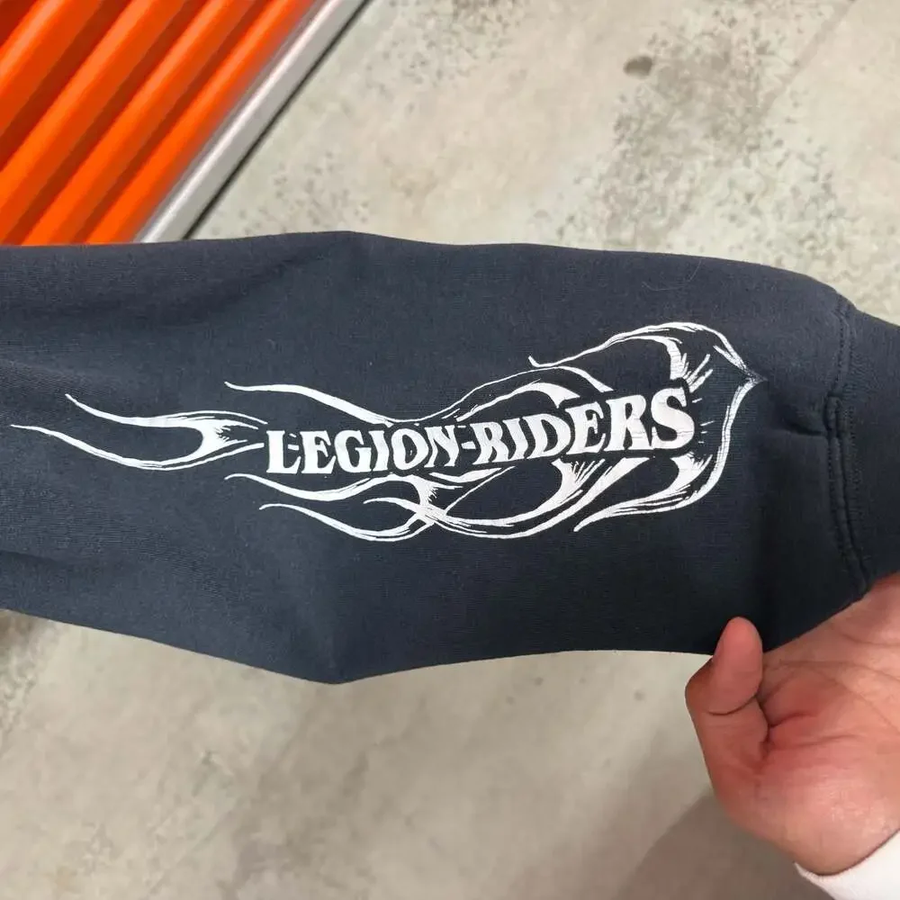 Gildan Heavy Blend American Legion Riders POW-MIA Graphic Sweatshirt